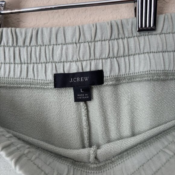 J. Crew Magic Rinse Wide-leg Comfy Cozy Cropped Sweat Pant - Picture 3 of 11